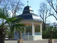Der restaurierte Musikpavillon 2010