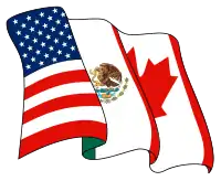 Emblem der NAFTA-Staaten