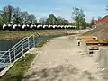 Der restaurierte Klukkerthafen am NAK in Nordhorn