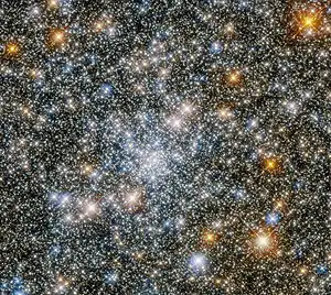 Aufnahme von NGC 6540 mithilfe des Hubble-Weltraumteleskops