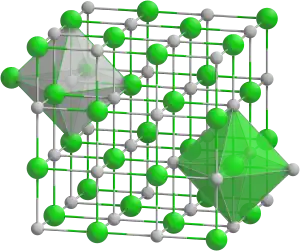 Strukturformel von Silberchlorid