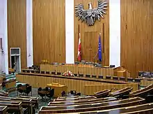 Sitzungssaal des Nationalrates