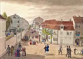 Das Naundörfchen um 1840