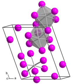Kristallstruktur von triklinem Niob(V)-bromid