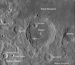 Neper und Umgebung (LROC-WAC)