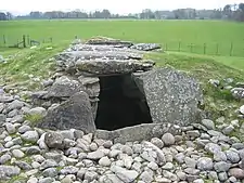 Nether Largie South von Nordosten gesehen, der Zugang