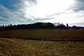 Blick Richtung Süden zur Kreisstraße