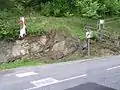 Aufgang zur Burgruine Blankenberg