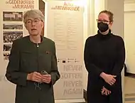 Die am Konservierungsprojekt beteiligte Mitarbeiterinnen des NLD
