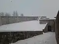 Piazza d’Armi bei Schneefall
