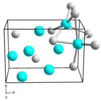 Kristallstruktur von Dinickelsilicid
