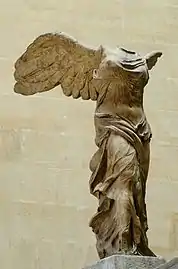 Griechische Antike:Nike von Samothrake,um 190 v. Chr.