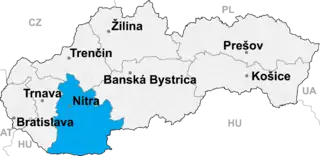 Nitra in der Slowakei