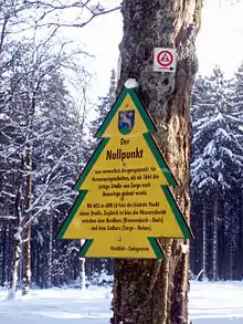 Der Nullpunkt bei Hohegeiß