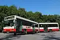 Mercedes-Benz O&nbsp;405&nbsp;G mit Aufbau von Hispano-Carrocera-Aufbau für Linksverkehr