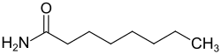 Strukturformel von Octanamid
