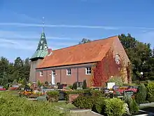 Die St.&nbsp;Jobst geweihte Kirche von Odisheim