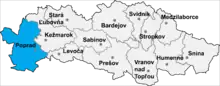 Okres Poprad in der Slowakei
