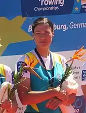 Burjak bei der Ruder-EM 2016