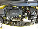 Motorraum des 1,2-Liter-Motors mit 70&nbsp;PS