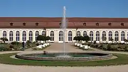 Orangerie mit Teilansicht des Hofgartens