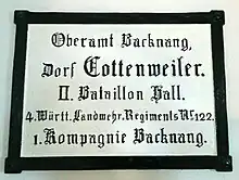 Dorf Cottenweiler