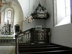 Kanzel aus dem 18.&nbsp;Jahrhundert