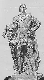 Standbild Otto I. für die (ehemalige) Siegesallee in Berlin, 1898