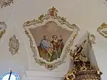 Pfarrkirche St. Michael, Deckenmalerei von F.&nbsp;A.&nbsp;Weiß