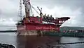 Die Plattform in Murmansk