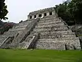 „Tempel der Inschriften“ von Palenque (um 700 n. Chr.)