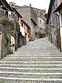 Der größte Teil der Altstadt besteht aus&nbsp;Treppen