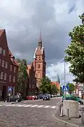 Parade, Blick vom Zeughaus in Richtung Norden zum Pferdemarkt