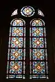 Fenster mit Ornamenten und der Signatur: PAUL NICOD Paris 1865