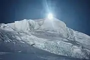 Vergletscherte Nordseite der Parrotspitze