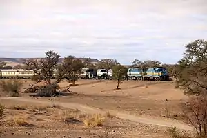 Luxuszug bei Simplon zwischen Sandverhaar und Goageb (2015)