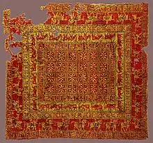 Der Pasyryk-Teppich, um 400 v. Chr. (Eremitage, Sankt Petersburg)