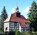 Nahaufnahme der Kirche
