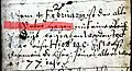 Todeseintrag im Kirchenbuch von Görzke vom 4. Februarjul. / 14. Februar 1679greg.