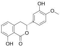 Strukturformel von Phyllodulcin