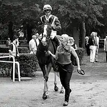 Rene Piechulek und Sarah Steinberg im August 2022 in Hoppegarten.