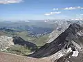 Aussicht vom Aroser Rothorn nach Nordosten (Arosa)