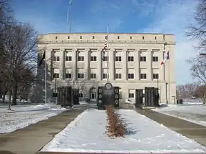 Das Pocahontas County Courthouse in Pocahontas, seit 1981 im NRHP gelistet