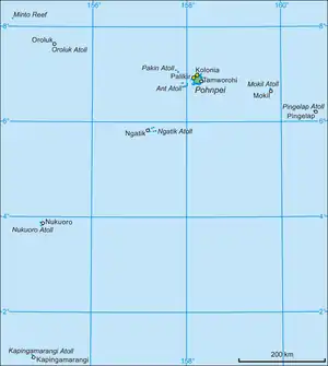 Lage des Atolls