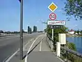 Gleich endet die RN&nbsp;4 und beginnt die B&nbsp;28