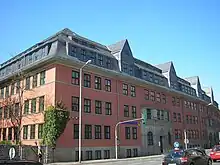 Postscheckamt (heute Telekom) an der Ecke Bürgermeister-Wagner-Straße (1924)