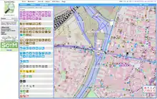 Potlatch&nbsp;2 mit OSM-Rohdaten