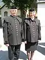 Präsidentin der Salinenmusik und Obmann der Salinenkameradschaft