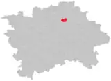 Lage von Prosek in Prag