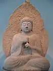 Buddhistische Skulptur Silla-Dynastie, 9. Jahrhundert, Korea